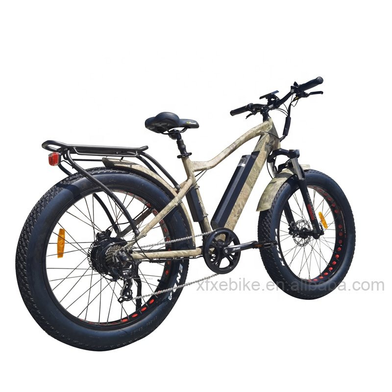 Best Sell Camouflage Color Frame Electric Mountain Bike 48V 15Ah 500W/750W Ebike