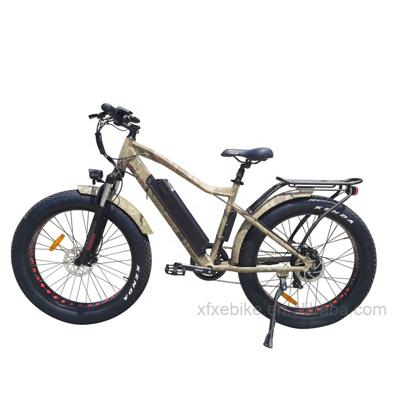 Best Sell Camouflage Color Frame Electric Mountain Bike 48V 15Ah 500W/750W Ebike
