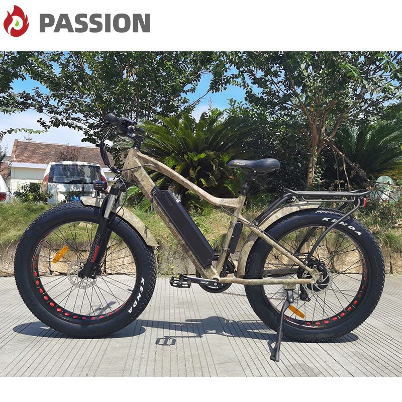 Best Sell Camouflage Color Frame Electric Mountain Bike 48V 15Ah 500W/750W Ebike