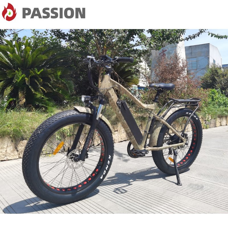 Best Sell Camouflage Color Frame Electric Mountain Bike 48V 15Ah 500W/750W Ebike