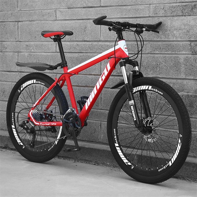2024 Hot Sale Used 21-Speed 26-Inch Mountain Bike China Second-Hand Bicycle Carbon Rim Disc Brake Aluminum Road Frame Option