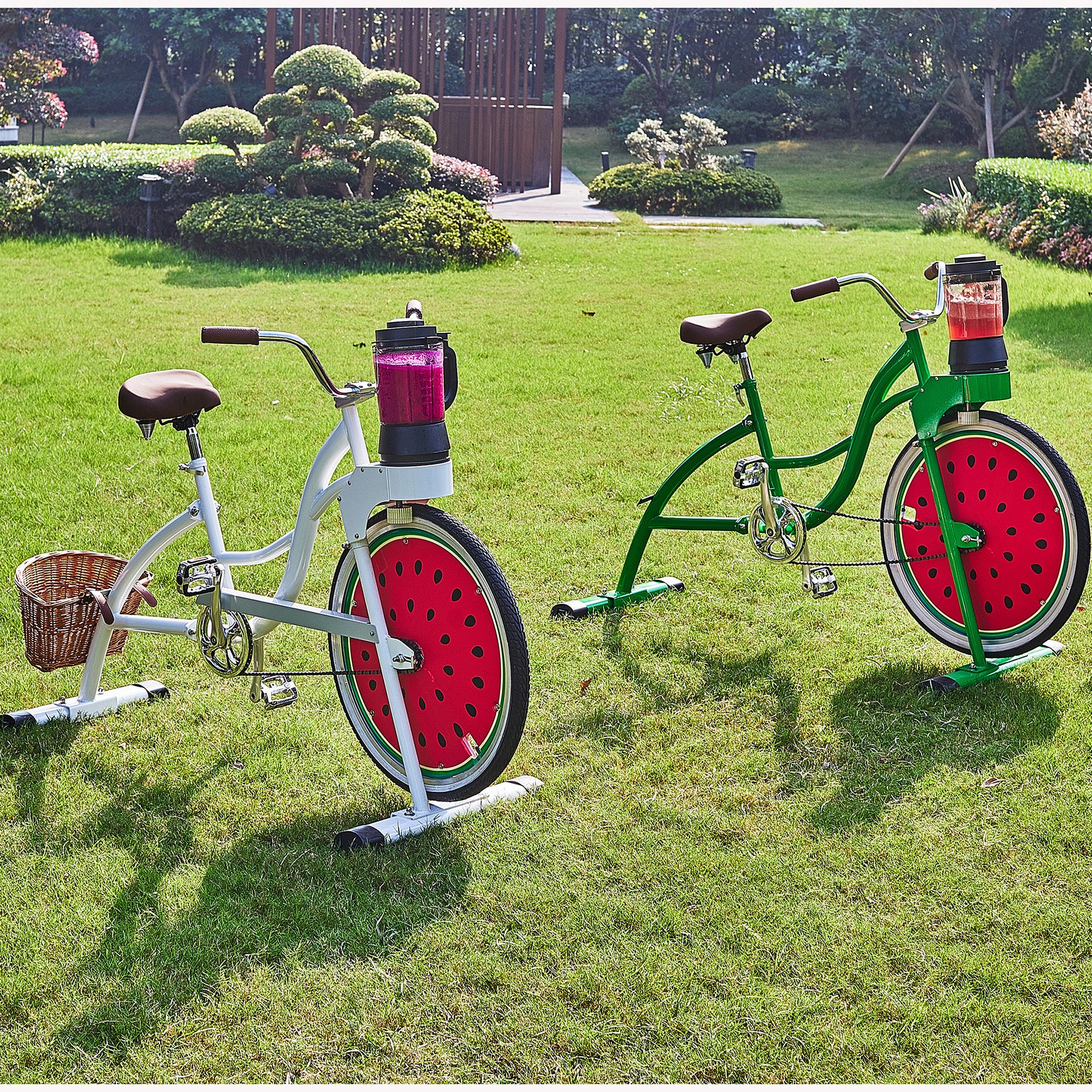 EXI Bike Advertising Green Professional Sportbikes Advertising Playing Equipment Blender Bicycles