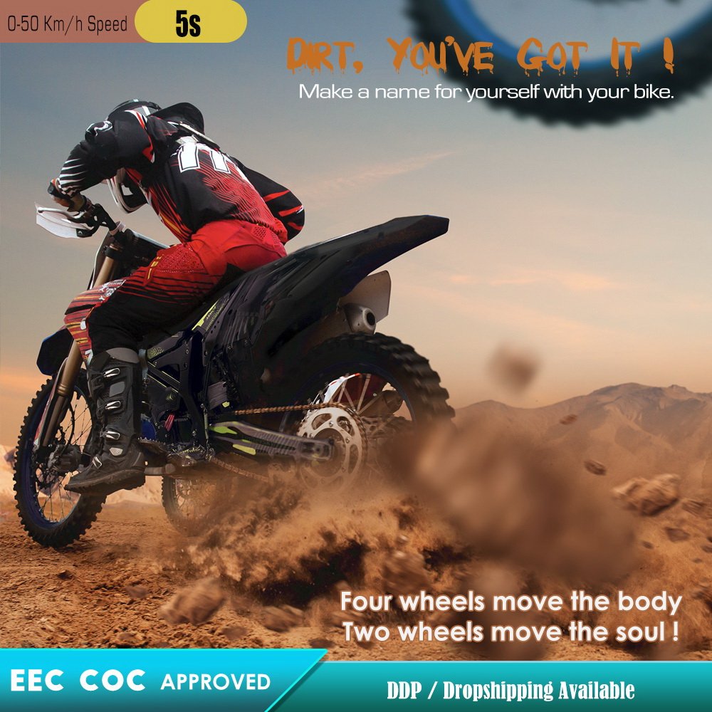 Cheap Adult Bicycle EPA Adult 12000W Automatic Motocross Ebike Electric Mountain Bicycle