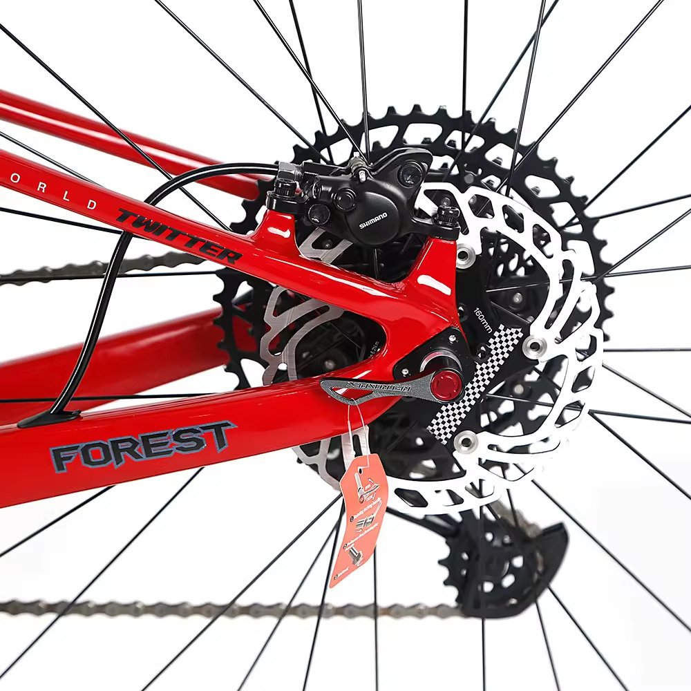 TWITTER dual carbon suspension mountain bike with DNM air shock absorber fully suspended 12 speed MTB bike suitable for men