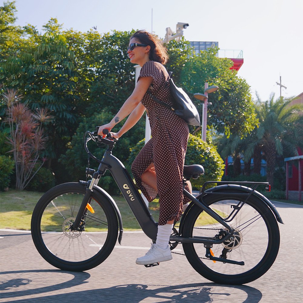 DYU C1 26inch good price elektrikli bisiklet price velo electrique pliant bicycle electric electric city bike