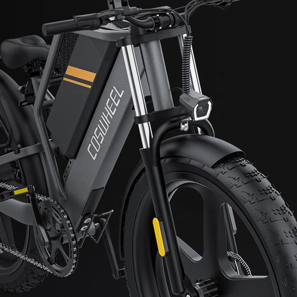 COSWHEEL T26 Factory Price New Electric Hybrid Mountain Bike 1500w 26" Full Suspension E Bike Electric Bicycle For City Road