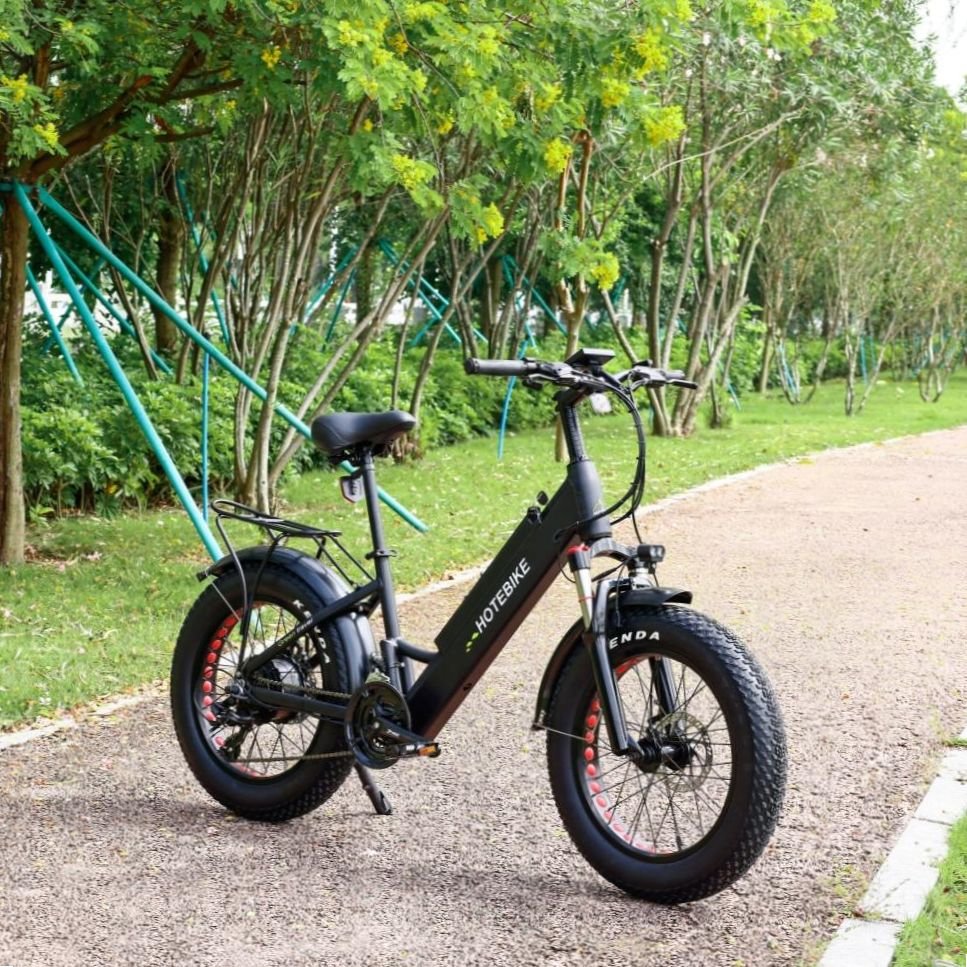 HOTEBIKE big power electric mountain bike eu stock 500W 750W electric bike 20inch for sale e bike enduro