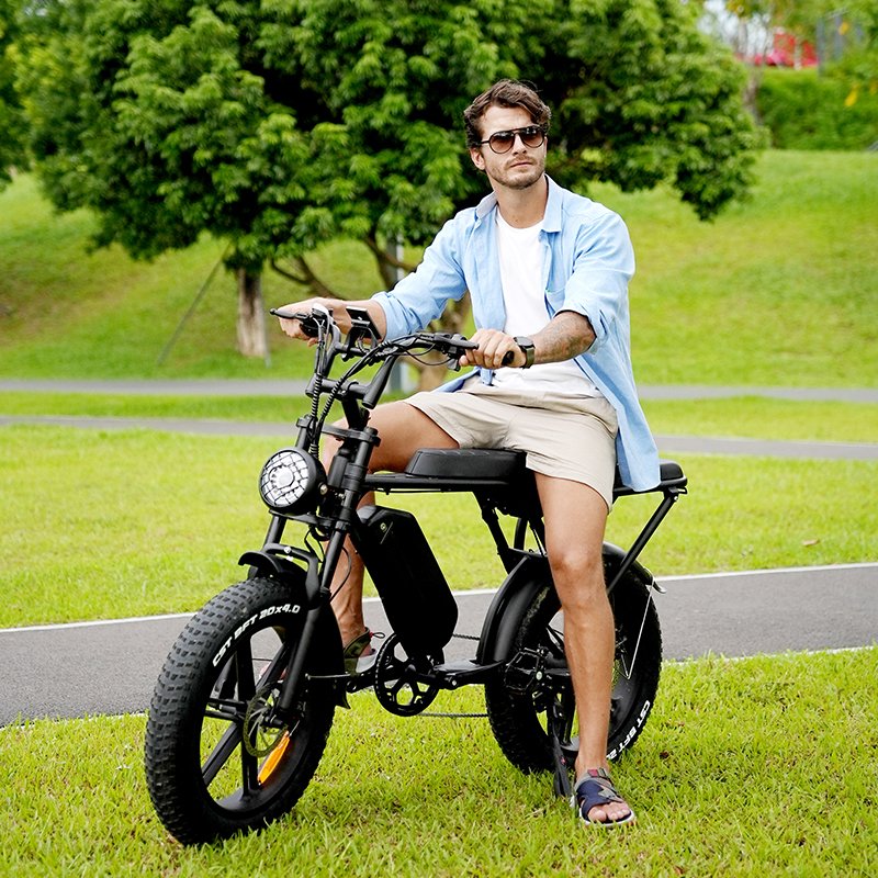OUXI V8 Electric Mountain Bike 48v 250w Retro Ebike Fat Tire Electric Bicycle New Stock from EU DK Denmark Warehouse