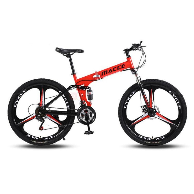 Mountain Bikes 21 Speed Dual Disc Brake 24/26 Inches 3 Spoke Wheels Bicycle