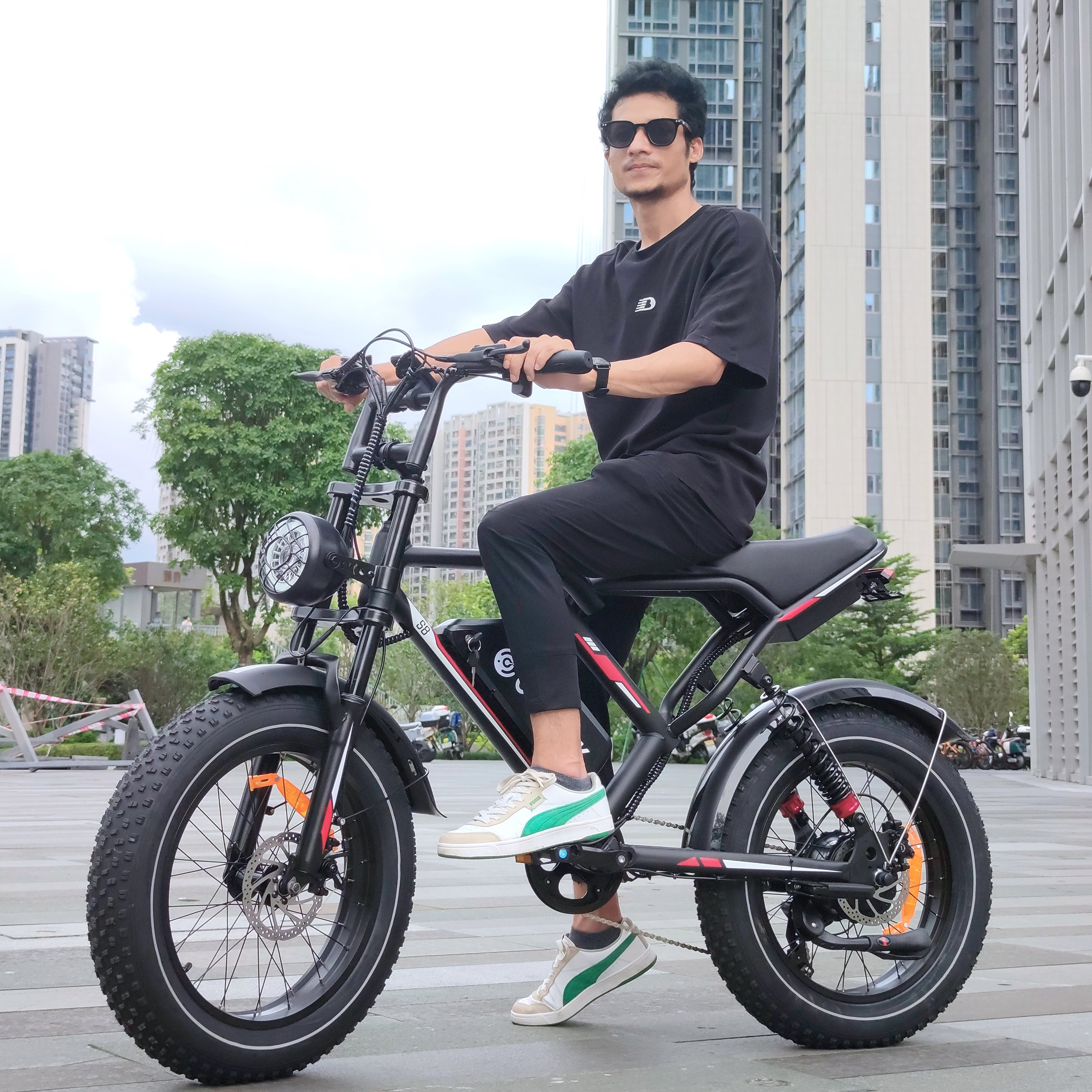 USA EU Hot Sale Dirt E Bike S8 73 Electric Mountain Cycle 20 inch Fat Tire V20 Bikes 1000W 1500W 250W Motor Bicycle Hybrid Aldut