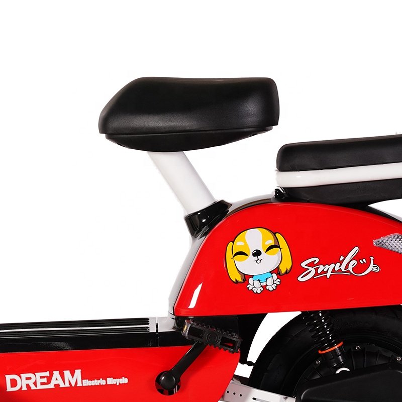 E Mobility Scooter 48V 500W Scooter Electric Adult City Electric Bike with Basket Cheap Price 14 Inch Electronic Rear Hub Motor