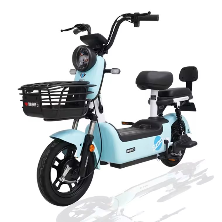 Hot Sale 350W 48V China Factory Wholesale E Scooter Adult Electric City Bike Two-Wheels Electric Scooter With Lead-Acid Battery