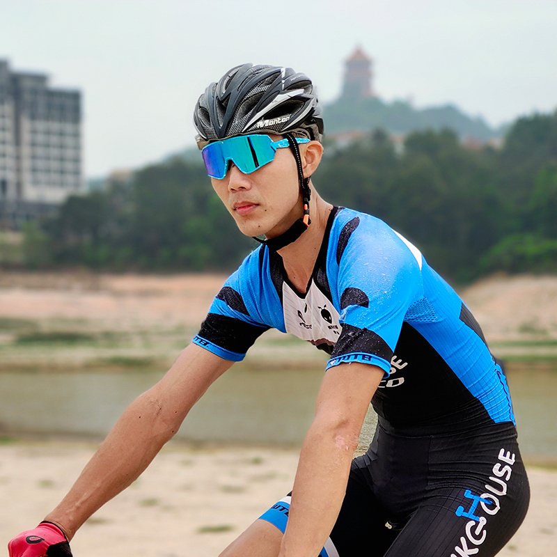 HUBO sports Professional mountain bike glasses photochromic polarized interchangeable lens MTB bicycle sunglasses sport for men