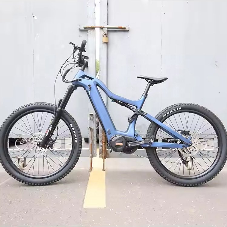 Joyebikes EU stock powerful mid drive 1000w bafang motor electric mountain bicycle e bike full suspension carbon fiber ebike