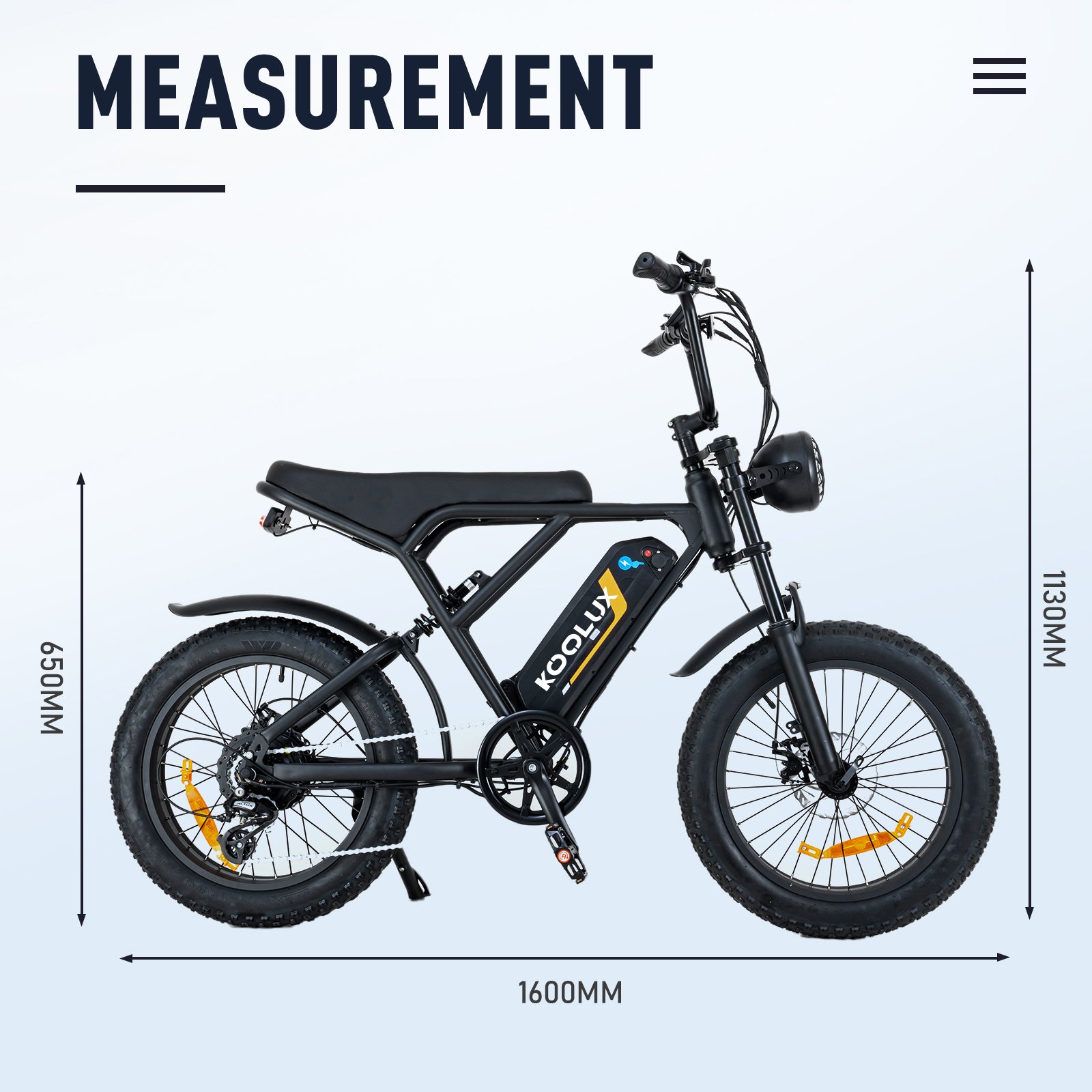 Wholesale EU US Warehouse Hot sale KOOLUX BK29 Fat Tyre 20*4 inch E-bike Adult Trekking City E Bike Mountain Electric Bike