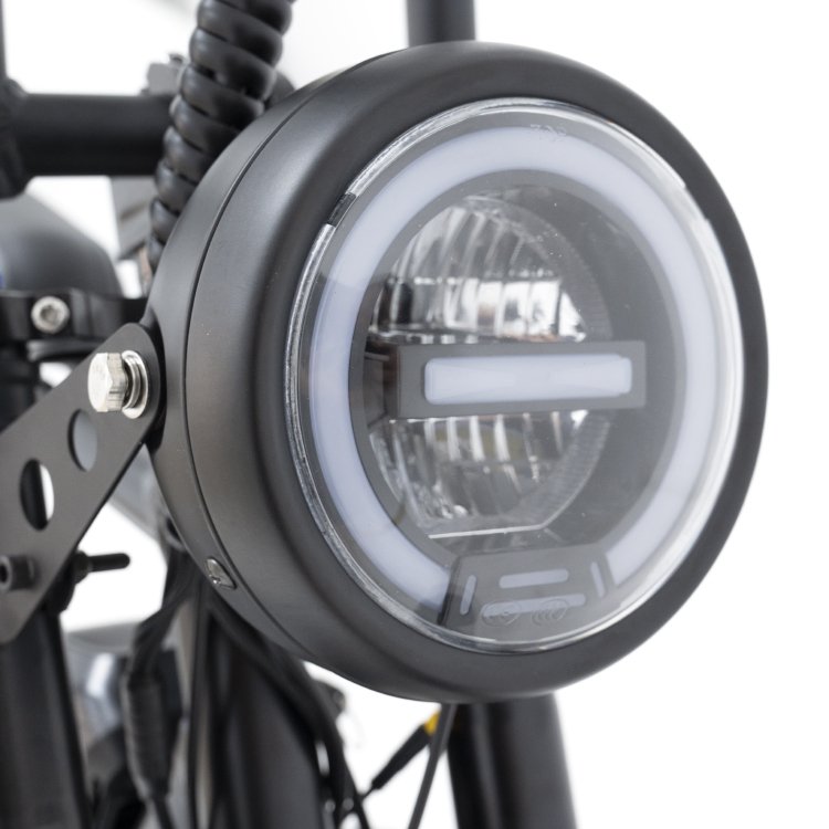 2024 Mario Retro-style Fat Tire Full Suspension Electric Bicycle With 1000w Mac Hub Motor