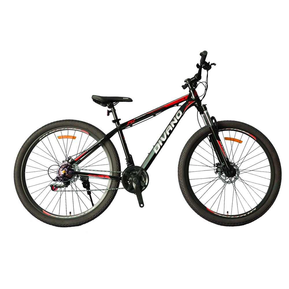 Divano High-End Eco-Friendly 29-Inch 21-Speed Black And Red Mountain Bike For Adults