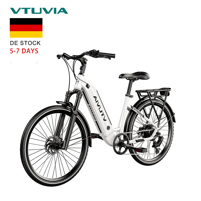 DE Warehouse Stock 2023 Vtuvia 2023 New 250w 500w 27.5*2.0 Tire Electric City Bike Adult Bicycle Eu Usa Warehouse Stock