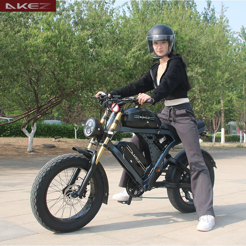 Hot Selling 20-Inch 1500W 48V 41AH Ebike Full Suspension Fat Tire Electric Mountain Bike for Adults