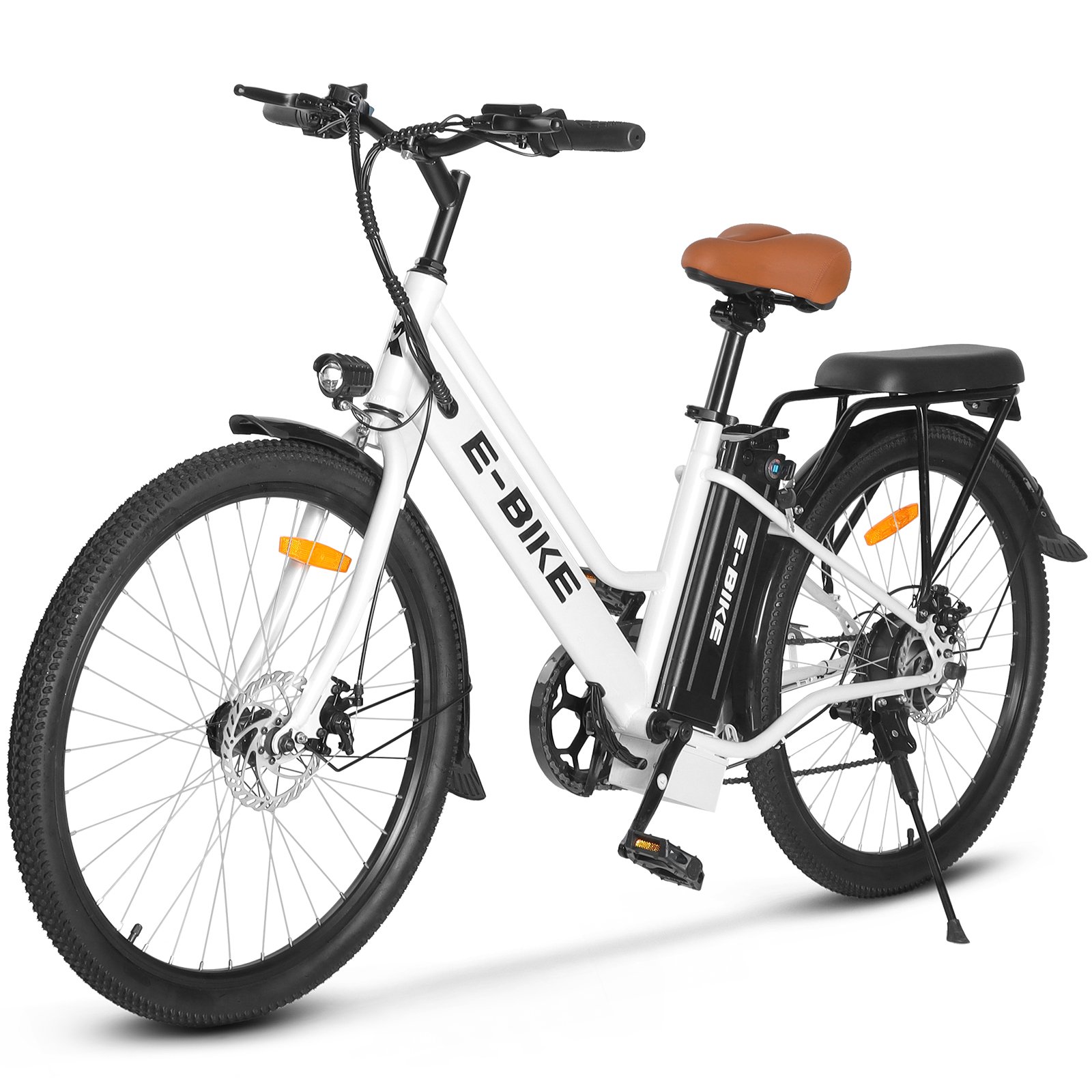 Long Distance Lady Bike Electric City Bike 36v Lithium Battery 350w Motor 26 Inch Fat Tire Urban E Bike