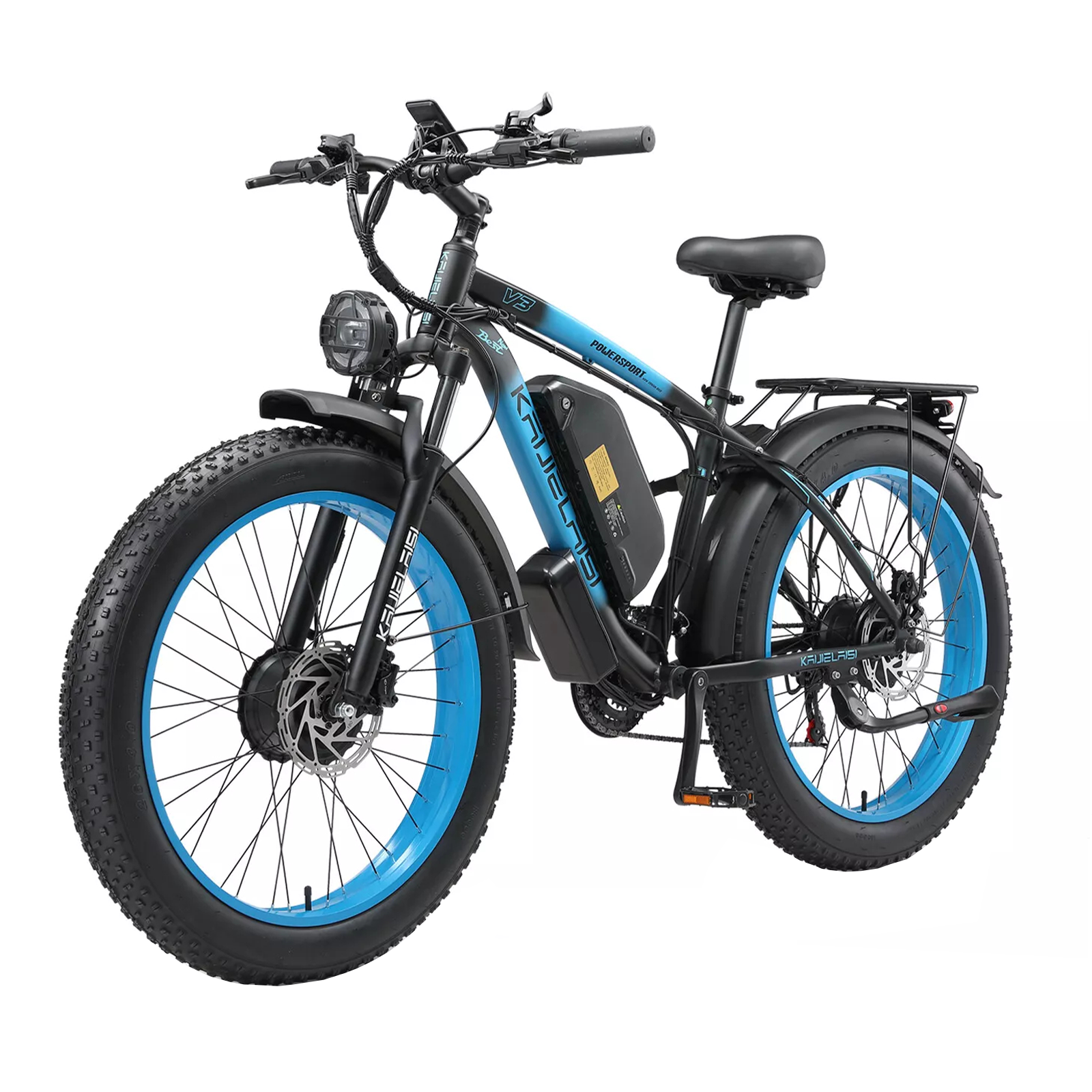 China Factory Wholesale 48V 23AH 21 Speed Adult Electric Bike 2000W Dual Motor E Bikes 26 Inch Wide Tire Electric Mountain Bike