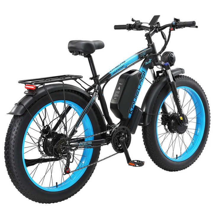 China Factory Wholesale 48V 23AH 21 Speed Adult Electric Bike 2000W Dual Motor E Bikes 26 Inch Wide Tire Electric Mountain Bike