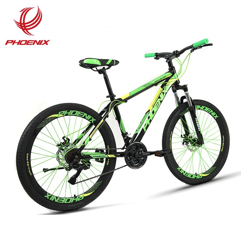 Phoenix 2024 New MTB Bicycle Steel frame 24 speed Disc Brake Bicycle Adult Mountain Bike with Suspension Fork