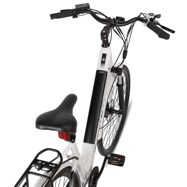 JOYKIE aluminum alloy bicicleta electrica 250w 36v rear hub motor 700c step through electric city bike