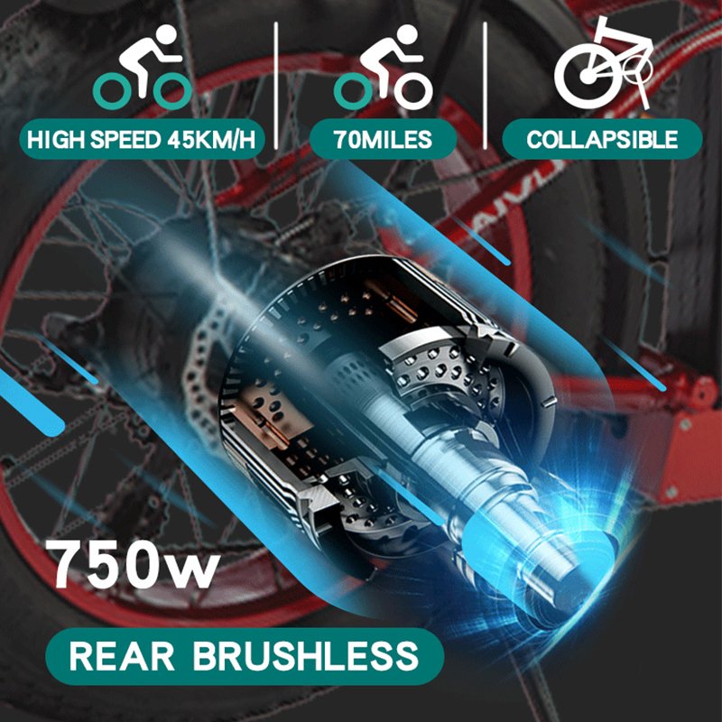 USA EU Canada Werahouse Stock Vtuvia 2023 New 250W 750w 20*4.0 Fat Tire Electric Snow Bike Adult Bicycle Eu Usa Warehouse Stock