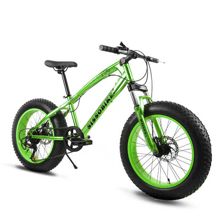 Factory wholesale 20 inch steel snow mountain bike 21 speed fat bicycle