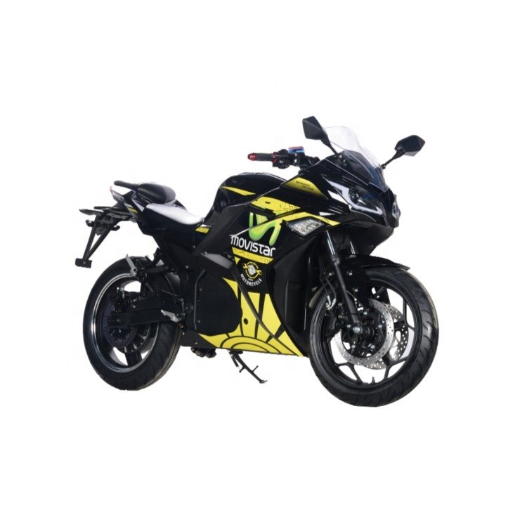 New electric racing motorcycle sportbike Ninja