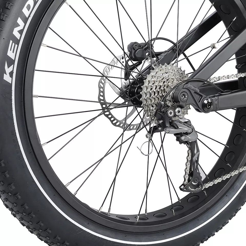 Powerful Motor Urban Bike Commuting Fatbikes Mid Drive Motor MTB Electric Mountain Bike 48V 1000W 26 inch Fat Tire Bicycle