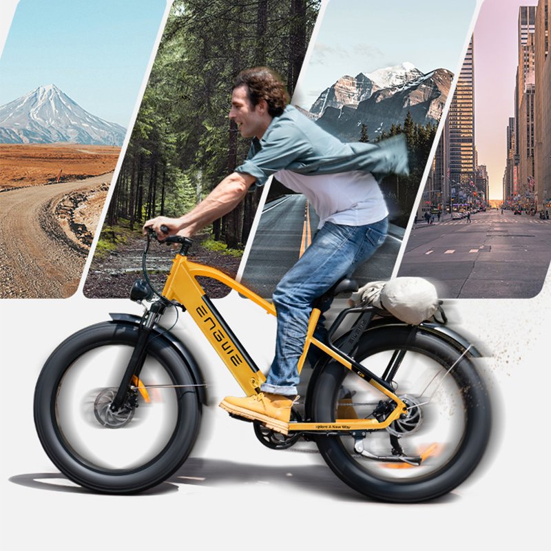 ENGWE E26 US Warehouse High Step Through 250W/750W 140KM wholesale city Ebike Dual Suspension All-Terrain E-bike Original bici