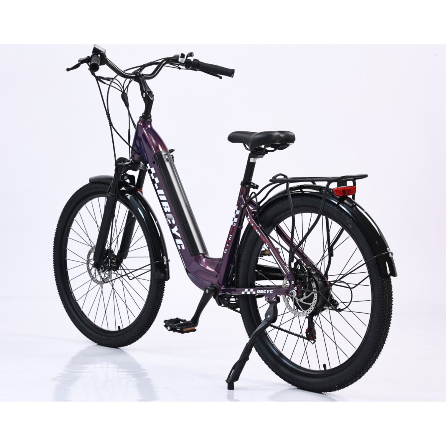 Customizable 20-Inch Women's Electric City Bike 48v 250W Motor Power Light and Handy with Battery Positioned in down Tube