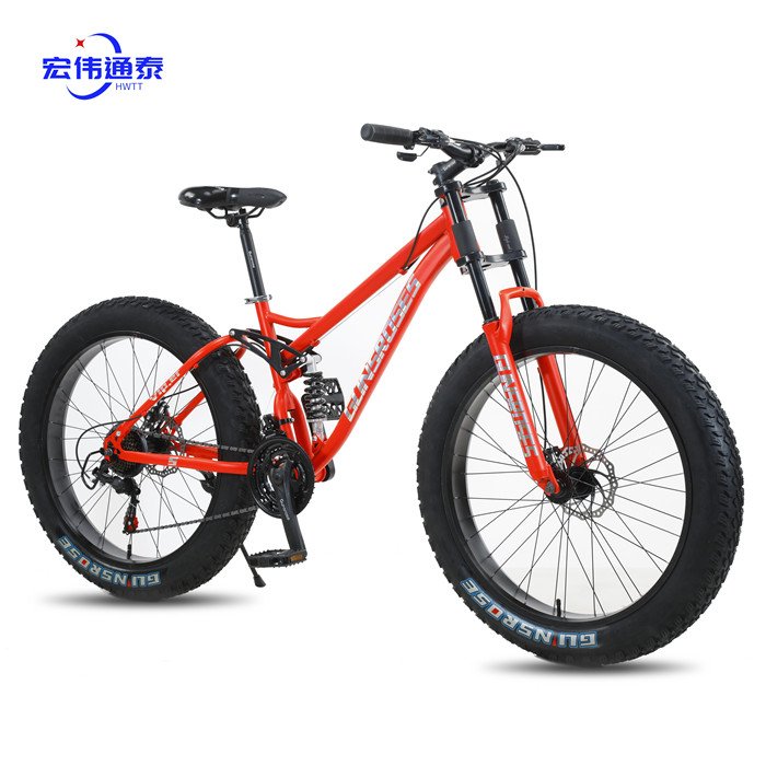 popular New Beach cruiser 26'' 4.0 new design mountain type fat bike /snow mountain bike