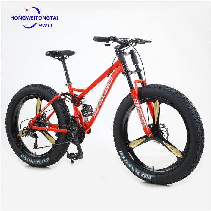 popular New Beach cruiser 26'' 4.0 new design mountain type fat bike /snow mountain bike