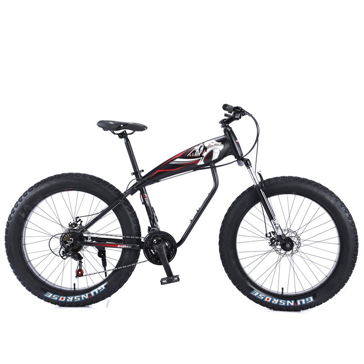 26 27.5 29 4.0 tire alloy frame 24 speed cable disc brake full suspension mtb mountain fat bike bicycle snow bike