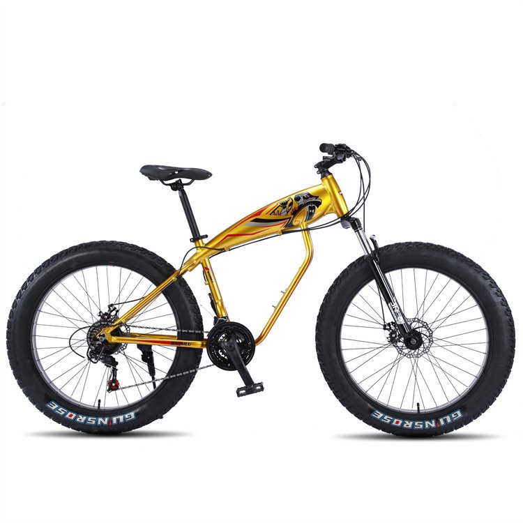 26 27.5 29 4.0 tire alloy frame 24 speed cable disc brake full suspension mtb mountain fat bike bicycle snow bike