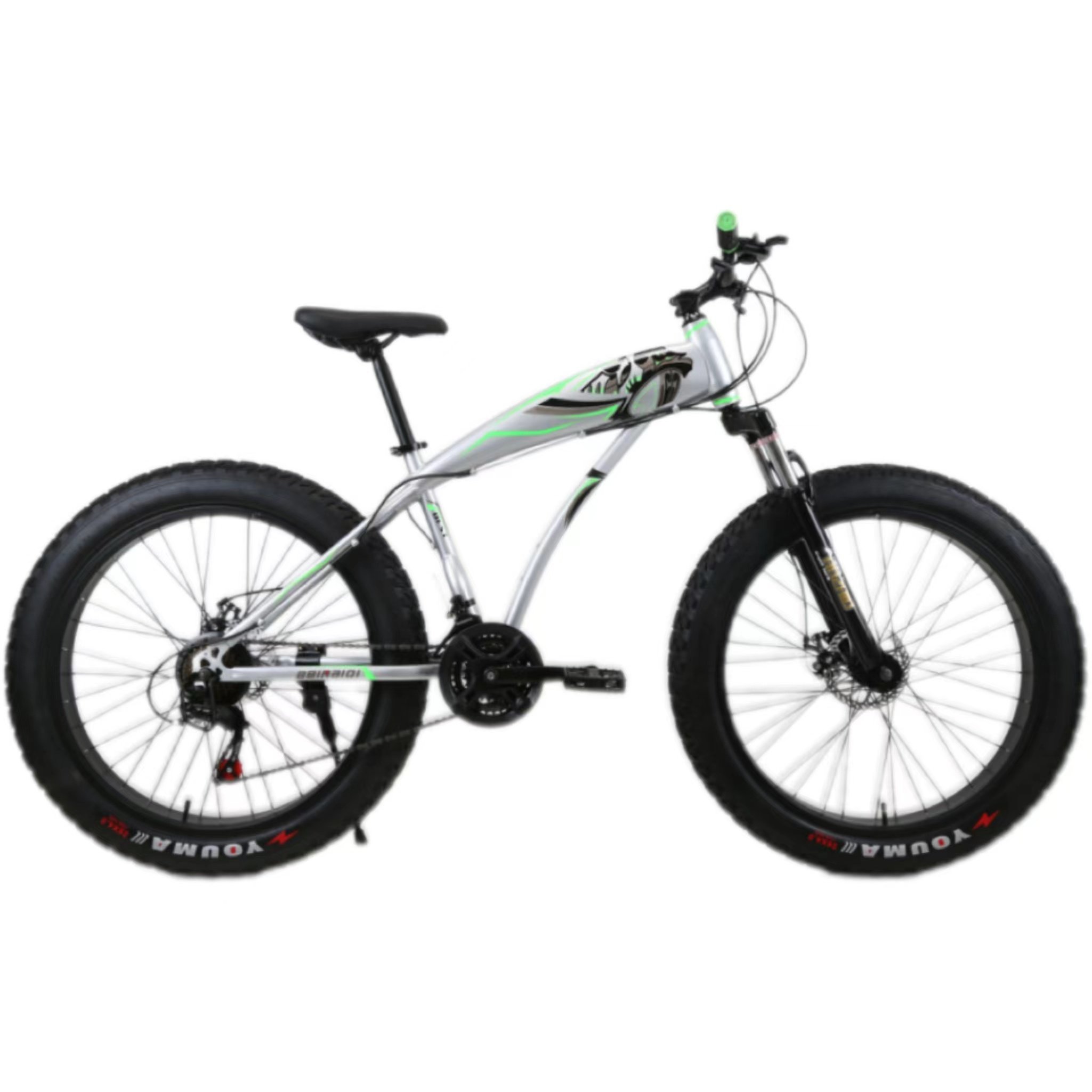 26 27.5 29 4.0 tire alloy frame 24 speed cable disc brake full suspension mtb mountain fat bike bicycle snow bike