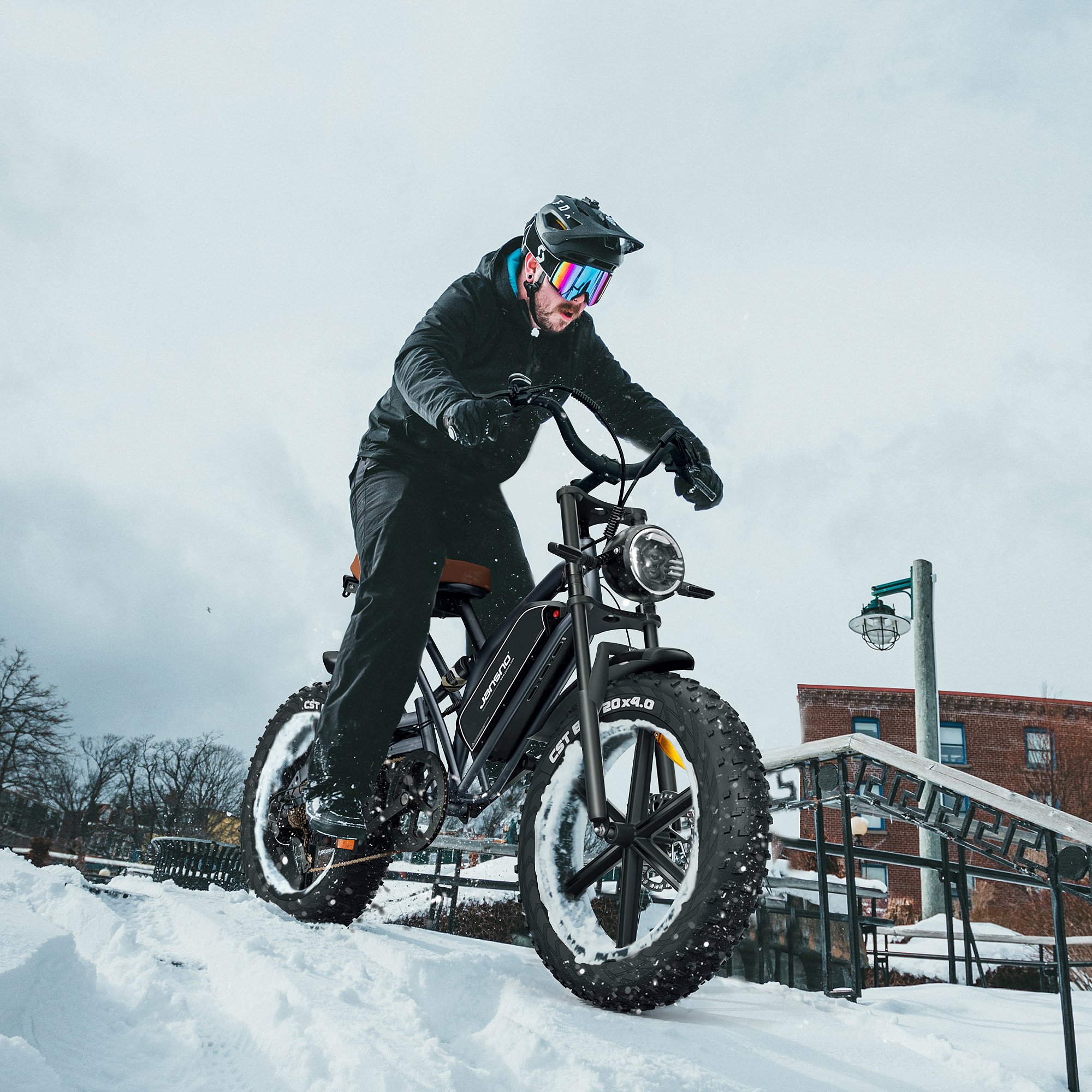 2024 Us Eu Warehouse Electric Bicycle 48V 14Ah Battery 20 Inch Fat Tire electric dirt bike 750w Motor Fat Tires E-bike Adult