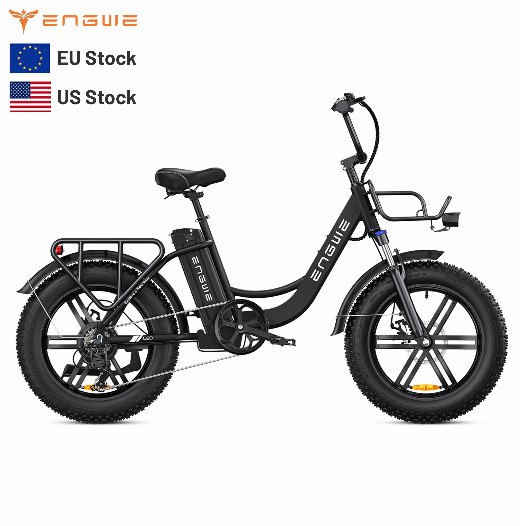 ENGWE L20 EU Stock 250W Off Road Electric Bicycle Women Urban Step Through Electric City Bike Smart Electric Bike