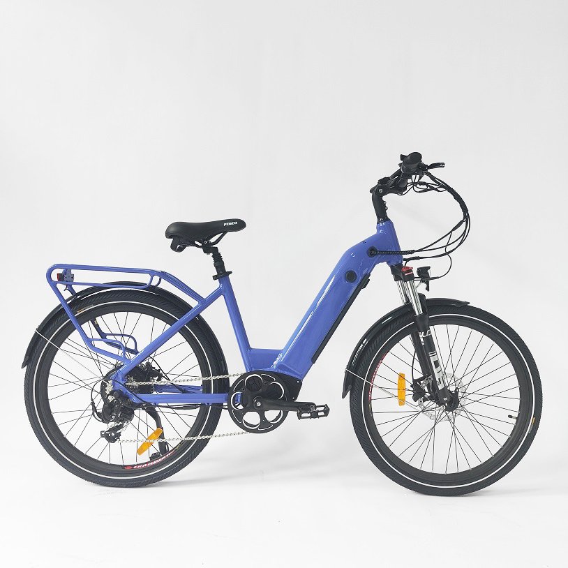 Chinese Style Hot Sale 48V 250W 350W 500W 26inch Lady City E-Bike Hidden Battery Women Road Electric Bike