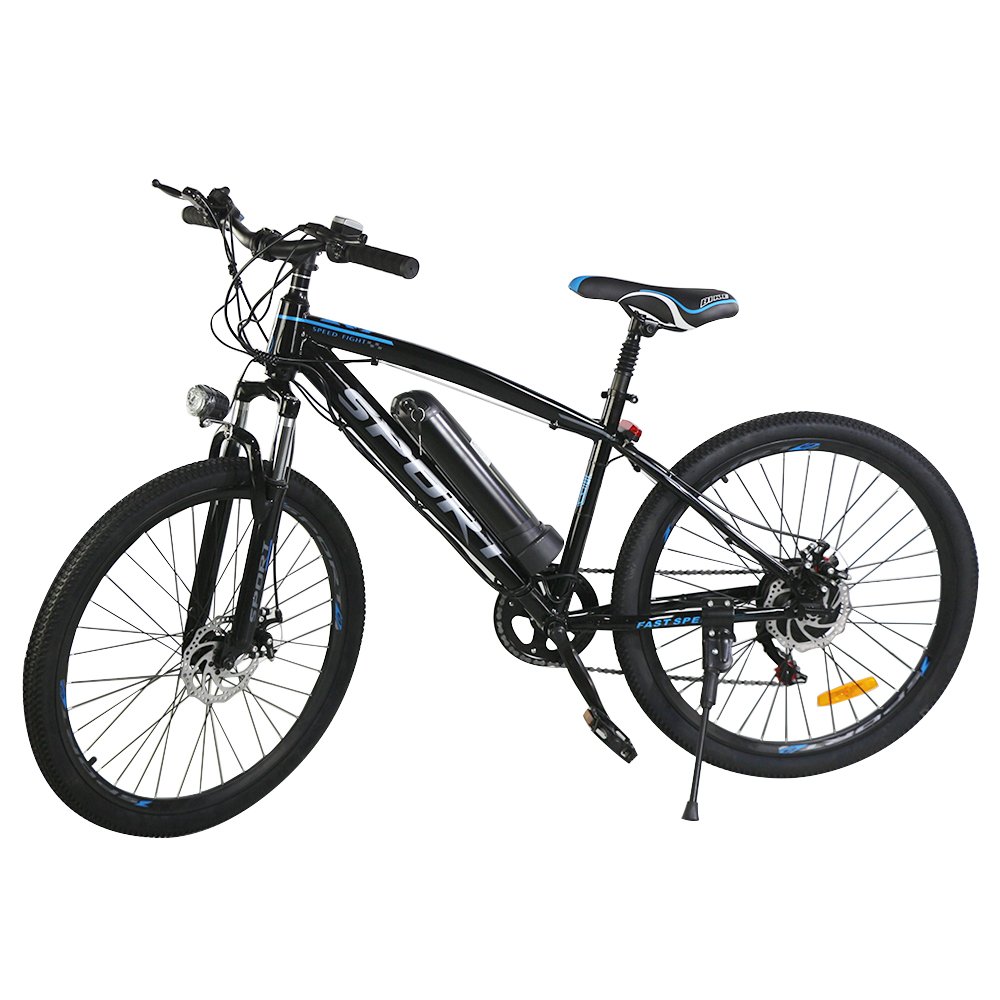 High Carbon Steel Quick Release Battery City Bike E Cycle Electric Mountain Bike