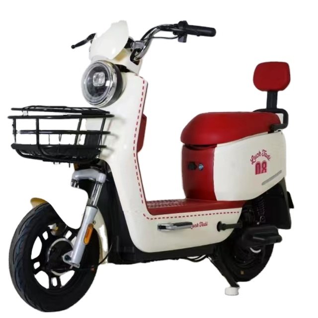 Urban Leisure Customized Logo 48V Rear Hub Motor Electric City Bike Moped & Scooter with LEAD-ACID Battery