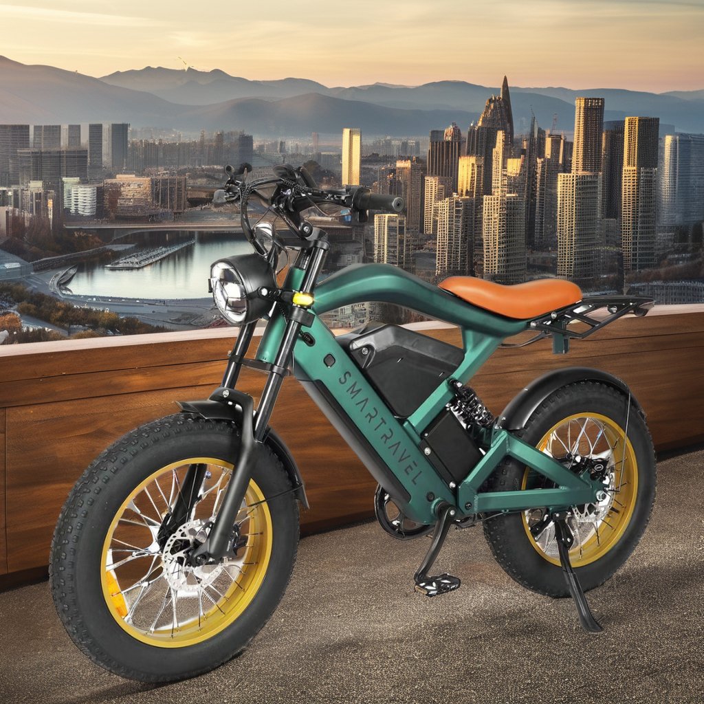 ZM22 Electric Bike 1200W 20AH Battery Cross-Country Electric Mountain Bicycle 20 Inch Off-Road Tyre Mens Ebike For Adults