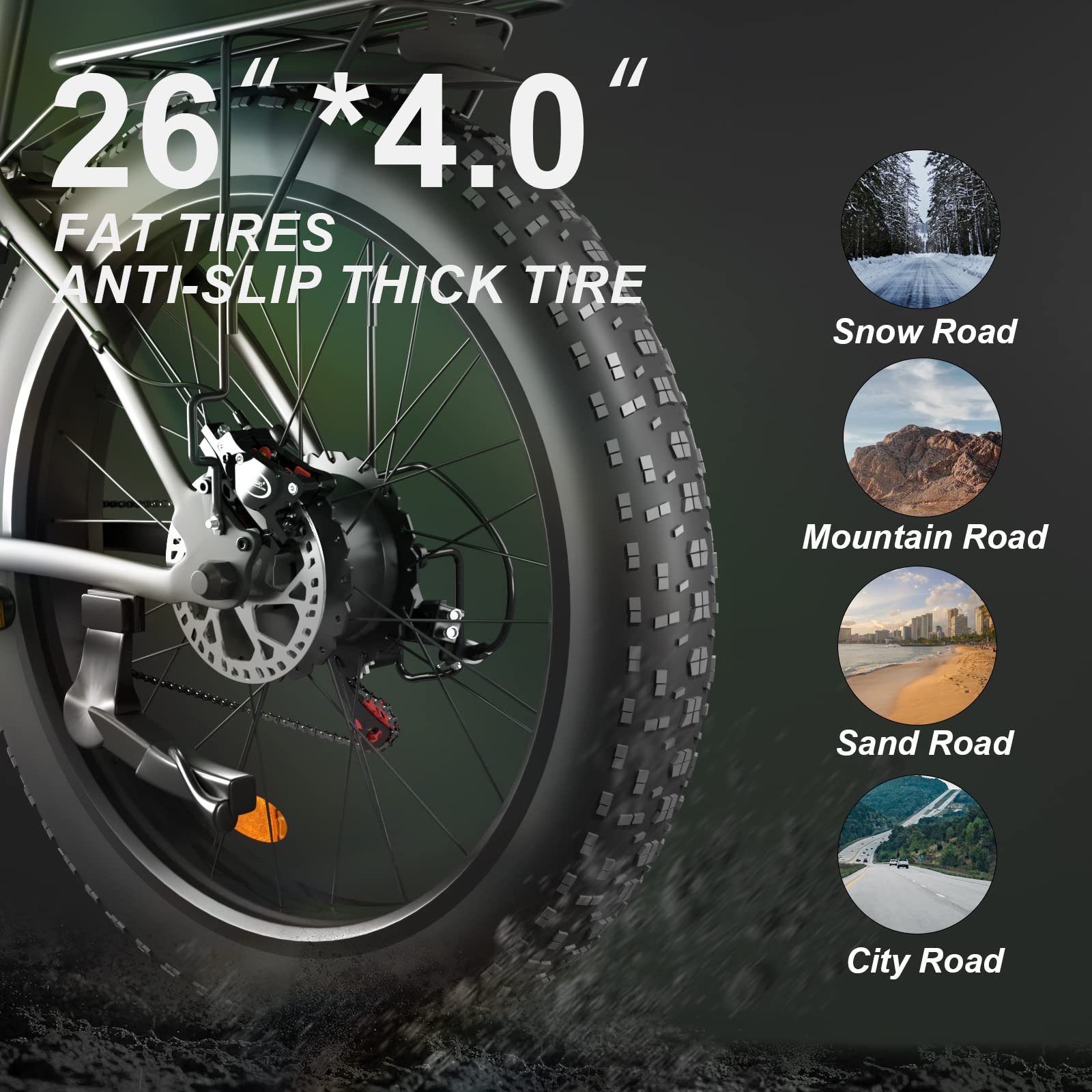 US Warehouse Popular SMLRO XDC600 PLUS AWD Electric Bike 1000W 2000W 48V 26" Motor Bike Fat Tire Mountain Snow Bicycle Ebike
