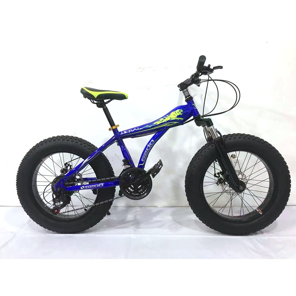 Factory Wholesale bikes 21speed fat tire mountain bike 18 20 22 24 inch fat tire mountain bike for kids