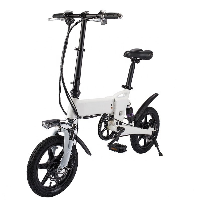 Folding Electric Bicycle Electric City Bike Foldable Electric Bike 2024 Hot Sale Mini Size 250W 36V 16 Inch Lithium Battery