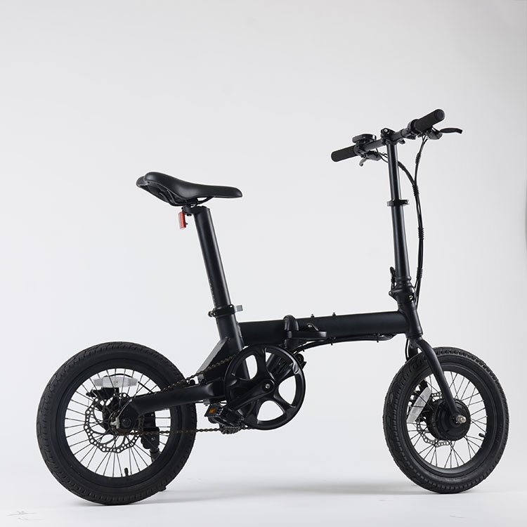 Hot Selling 16Inch Electric Bicycle Foldable E-Folding City Bike Adults Children 36v Smart Electronic 25km/h Max Speed Disc