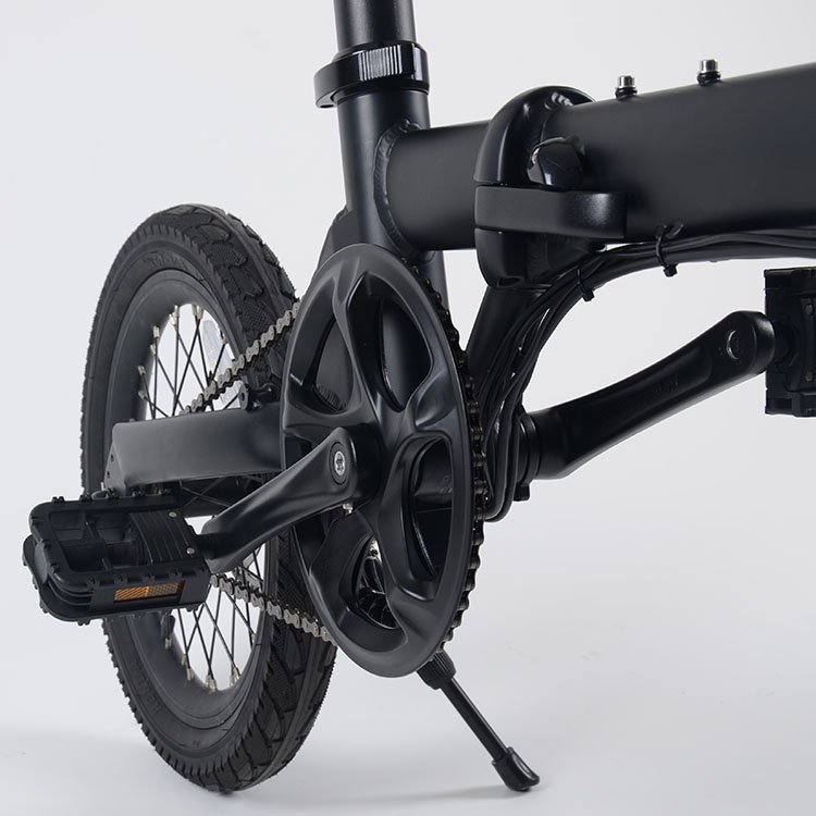 Hot Selling 16Inch Electric Bicycle Foldable E-Folding City Bike Adults Children 36v Smart Electronic 25km/h Max Speed Disc